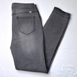 NWT 1822 Denim High Rise Ankle Skinny Jeans Ash Grey Women's Size 6 Stretch